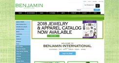 Desktop Screenshot of benjamininternational.com